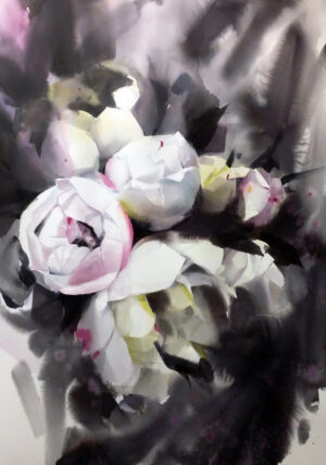 Galeria Wiele Sztuki, akwarela, kwiaty