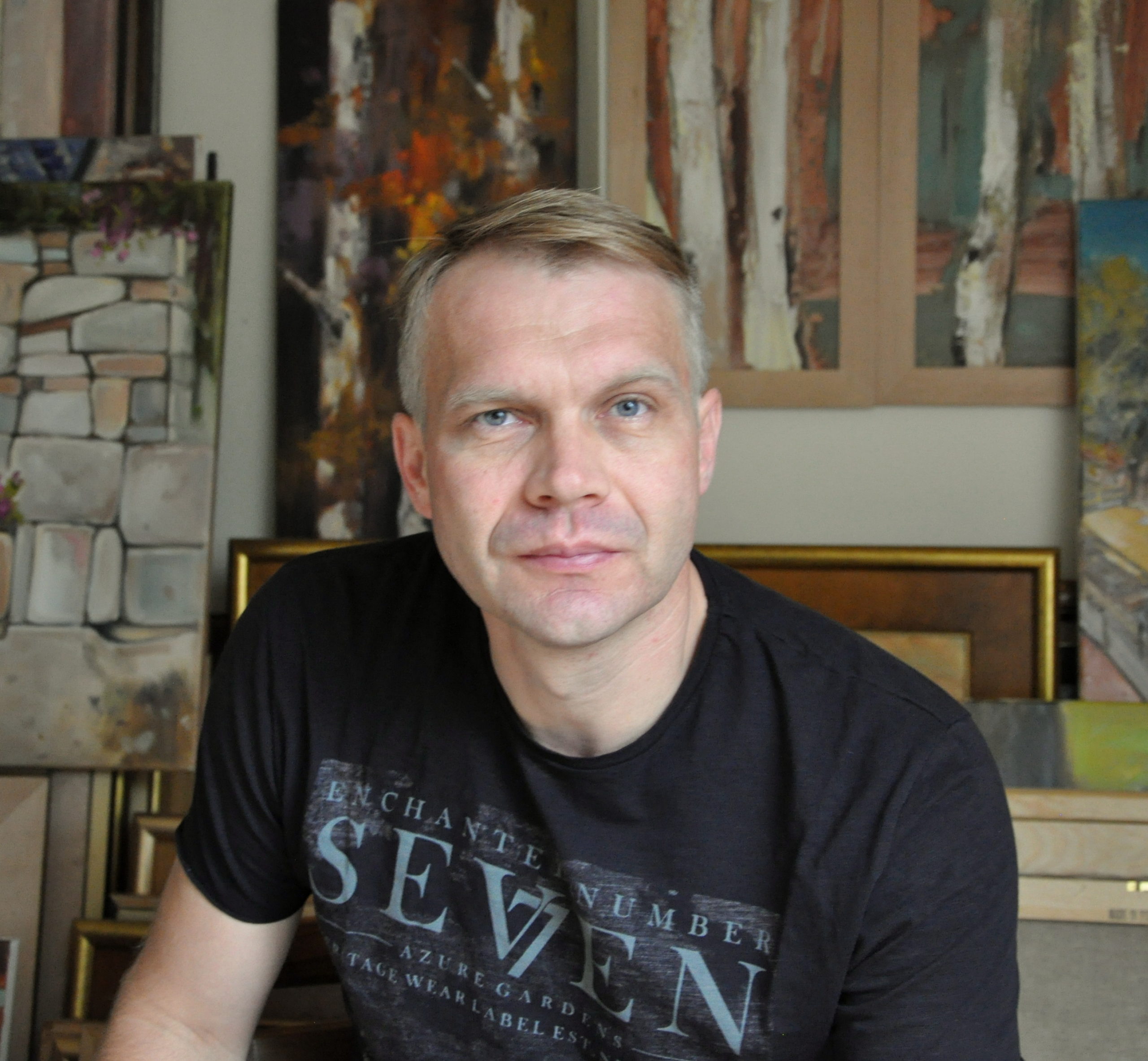 Galeria Wiele Sztuki, zdjęcie do biogramu artysty malarza Zbigniewa Pieczyńskiego 