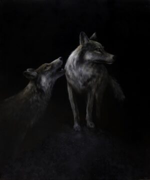 Zdjęcie przedstawia obraz olejny autorstwa Klaudii Chomy po tytułem 