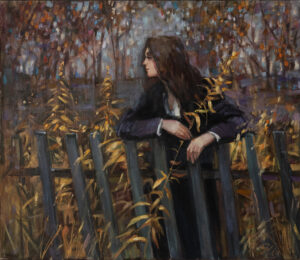 Na zdjęciu jest obraz olejny autorstwa białoruskiej malarki Eleanory Bubashkiny, przedstawiający piękny, już prawie jesienny krajobraz schyłku lata oraz samotną postać dziewczyny, opartą o drewniany płot, która wydaje się zatopiona w zadumie. Jej sylwetka, częściowo zasłonięta przez wysokie chwasty, potęguje uczucie samotności i refleksji.