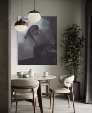 Zdjęcie przedstawia przykładową wizualizację akrylowego obrazu 