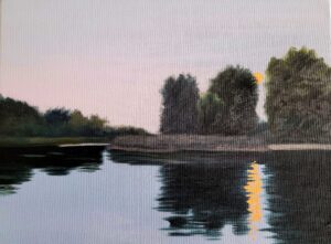 Obraz olejny autorstwa Jacka Malinowskiego, zatytułowany 