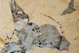 Anna Stawowczyk, „Harmonia zmysłów I”, 2025. Abstrakcyjne malarstwo, olej na płótnie, duży format, beże, szarości, harmonia, intuicja. Dostępny w ofercie Galeria Wiele Sztuki.