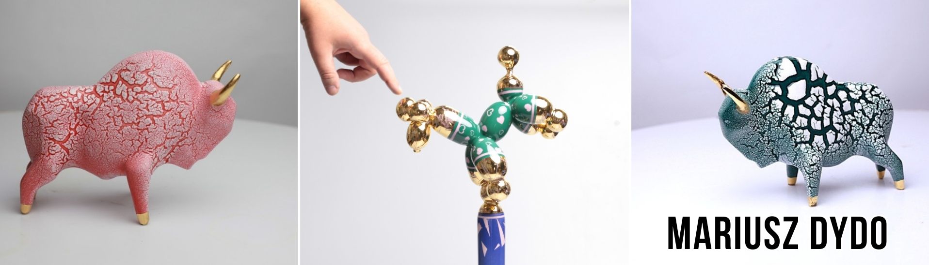 Galeria Wiele Sztuki prezentuje ceramiczne rzeżby Mariusza Dydo