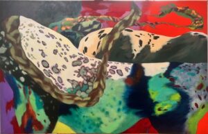 Galeria Wiele Sztuki prezentuje obraz olejny Sary Susmend „Kelpie”. Kompozycja w układzie wertykalnym ukazuje ciasny, bliski kadr wypełniony kłębiącymi się postaciami mitycznych, celtyckich koni wodnych.