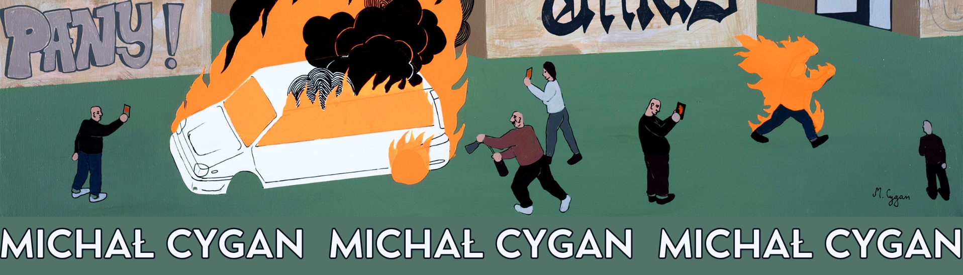 Galeria Wiele Sztuki prezentuje obrazy Michała Cygana.