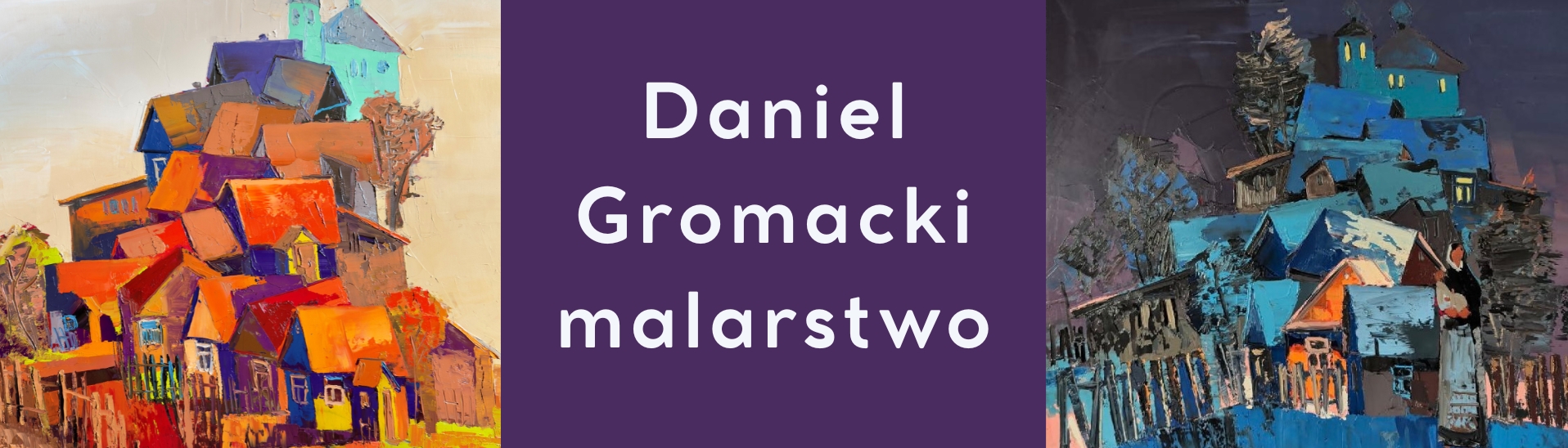 Malarstwo olejne Daniela Gromackiego, pejzaże z Podlasia